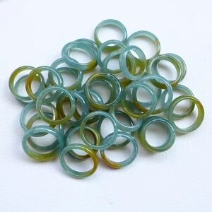 Natural Grade A Type Jadeite Burmese Jade ring